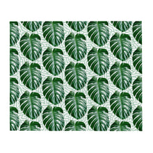 Įkelti vaizdą į galerijos rodinį, Pledas ŽALI PALMĖS LAPAI