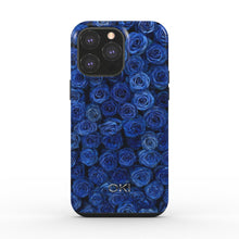 Įkelti vaizdą į galerijos rodinį, Telefono dėklas dvigubo sluoksnio MĖLYNA GĖLIŲ JŪRA - dovanos.online